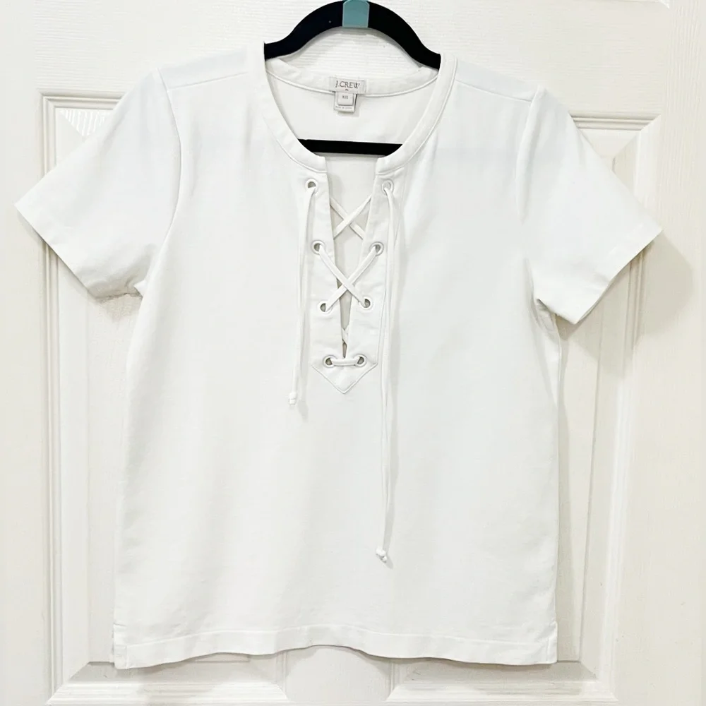 J.Crew Lace Up Top Size XXSmall